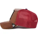 gorra-trucker-naranja-y-roja-tigre-spotlight-metallic-the-farm-de-goorin-bros