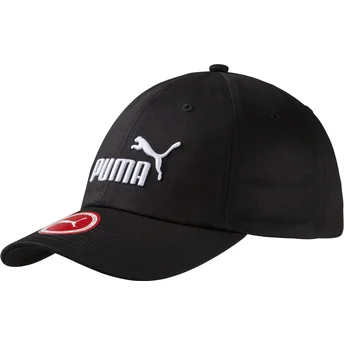Ρυθμιζόμενο Μαύρο Καπέλο με Καμπύλη Essentials της Puma