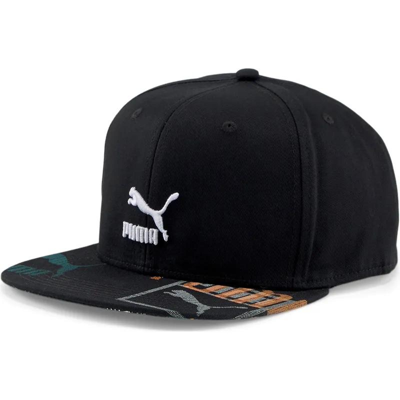 gorra-plana-negra-snapback-gen-de-puma