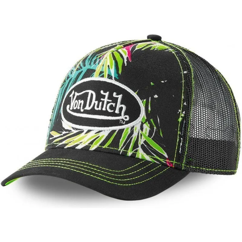 czarna-i-zielona-czapka-trucker-ahig-aop-od-von-dutch