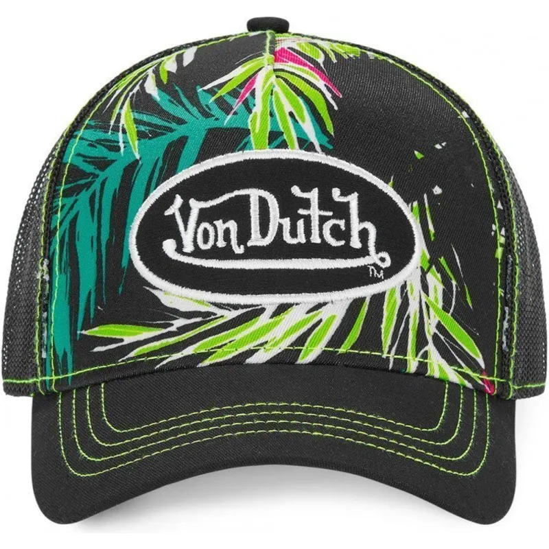 czarna-i-zielona-czapka-trucker-ahig-aop-od-von-dutch