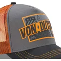 epci-curbata-gri-snapback-fast-racing-arac-gre-de-von-dutch