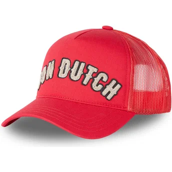 Cap curbată red snapback de Von Dutch