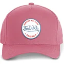 von-dutch-curved-brim-kustom-kulture-col-rasp-dark-red-snapback-cap