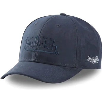 Marinblå böjd keps snapback SUEDINE1 från Von Dutch