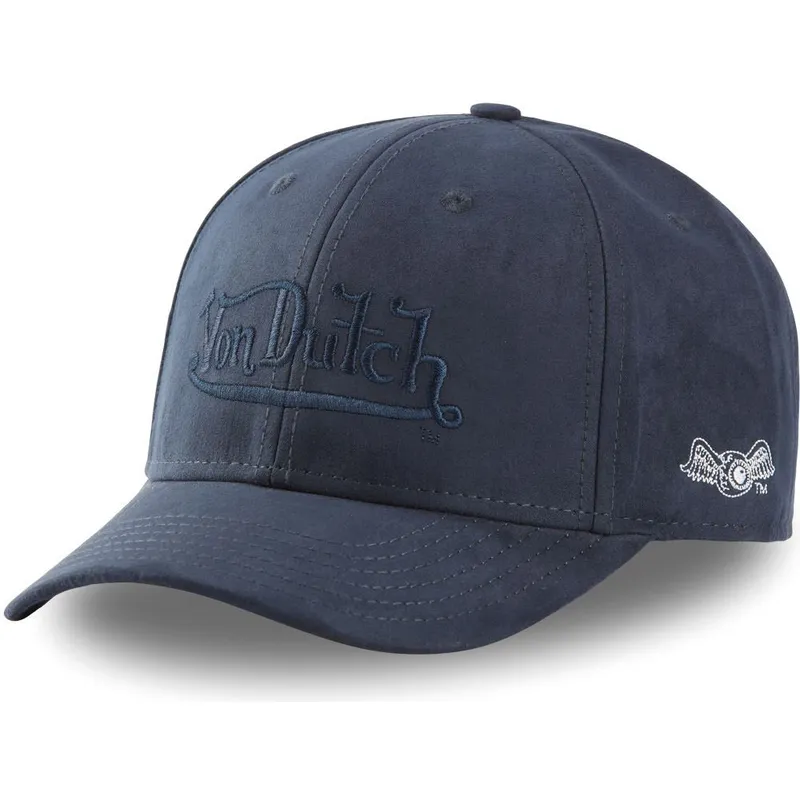 epci-curbata-bleumarin-snapback-suedine1-de-von-dutch