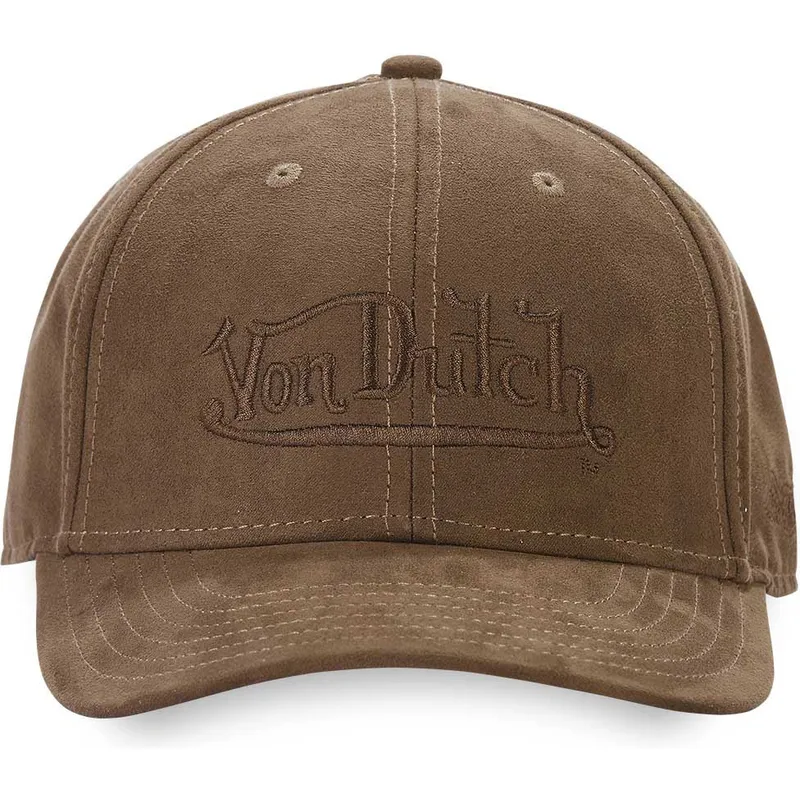 epci-curbata-maro-snapback-suedine3-de-von-dutch