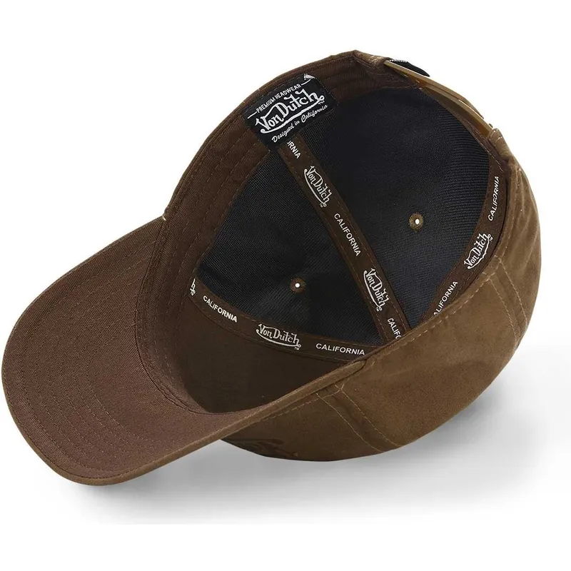 epci-curbata-maro-snapback-suedine3-de-von-dutch