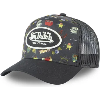 Cap curbată black snapback de Von Dutch