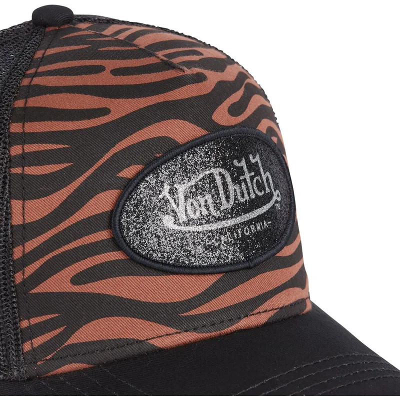 epci-curbata-negru-snapback-zebr-c-de-von-dutch