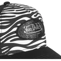 casquette-trucker-blanche-et-noire-zebr-wnr-von-dutch