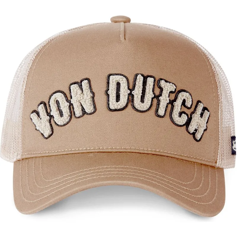 cappellino-trucker-beige-buckl-be-di-von-dutch