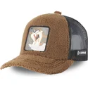 epci-curbata-maro-snapback-diavolul-tasmanian-looney-tunes-de-capslab
