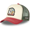 capslab-tom-och-jerry-tj2-looney-tunes-beige-gron-och-rod-truckerkeps