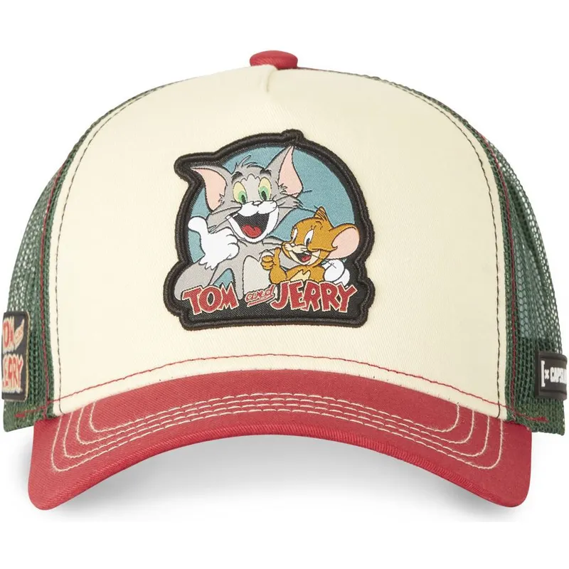 epci-curbata-bej-snapback-tj2-tom-i-jerry-looney-tunes-de-capslab