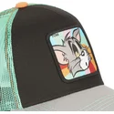 epci-curbata-negru-snapback-to6-tom-looney-tunes-de-capslab