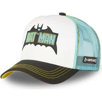 Capslab Batman LOG2 DC Comics vit, blå och svart truckerkeps