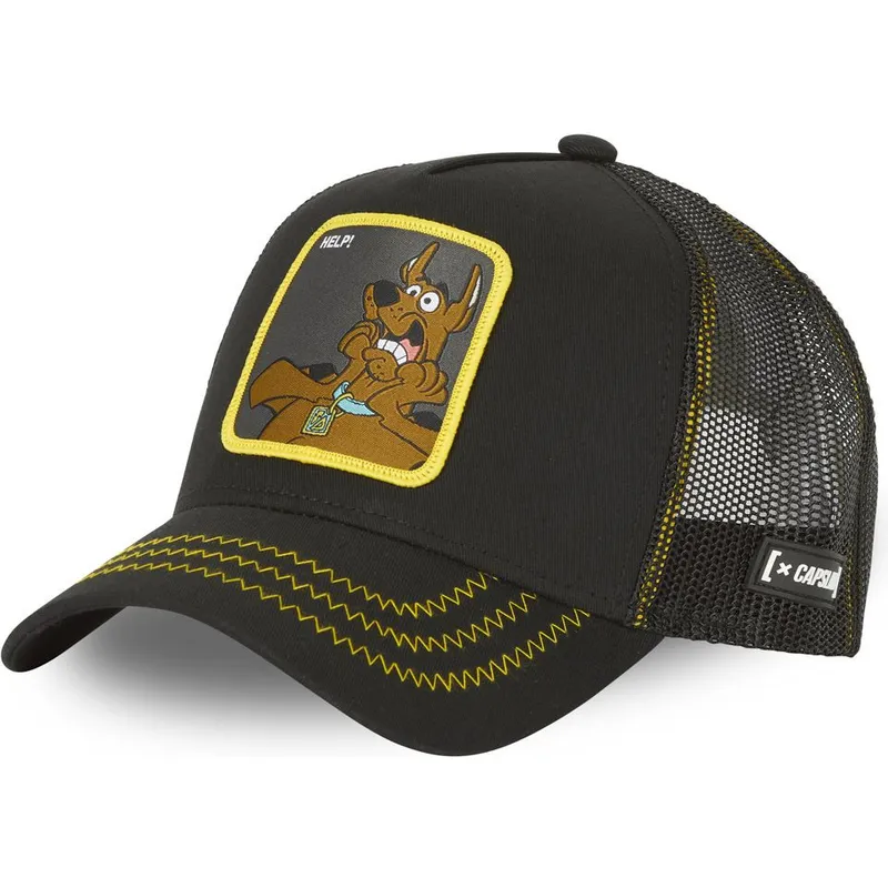 epci-curbata-negru-snapback-help-rel2-scooby-doo-de-capslab