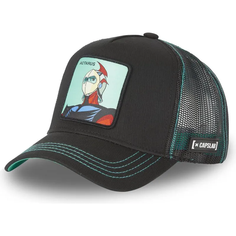 epci-curbata-negru-snapback-cas-act1-daisuke-duke-fleed-robot-grendizer-de-capslab