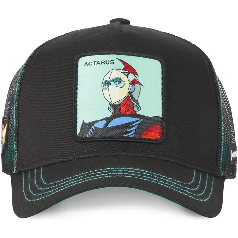 epci-curbata-negru-snapback-cas-act1-daisuke-duke-fleed-robot-grendizer-de-capslab