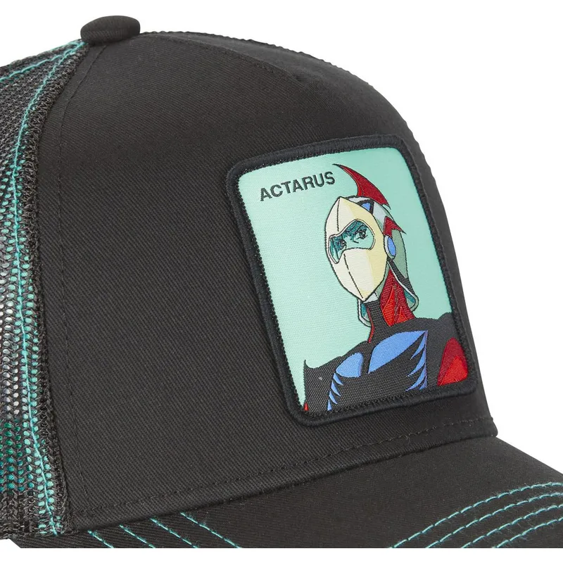 epci-curbata-negru-snapback-cas-act1-daisuke-duke-fleed-robot-grendizer-de-capslab