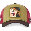 epci-curbata-maro-snapback-diavolul-tasmanian-looney-tunes-de-capslab
