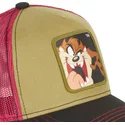 epci-curbata-maro-snapback-diavolul-tasmanian-looney-tunes-de-capslab