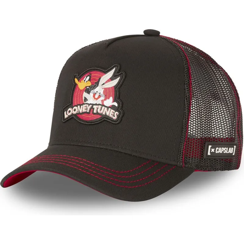 epci-curbata-negru-snapback-lo1-bugs-bunny-i-raoiul-daffy-looney-tunes-de-capslab