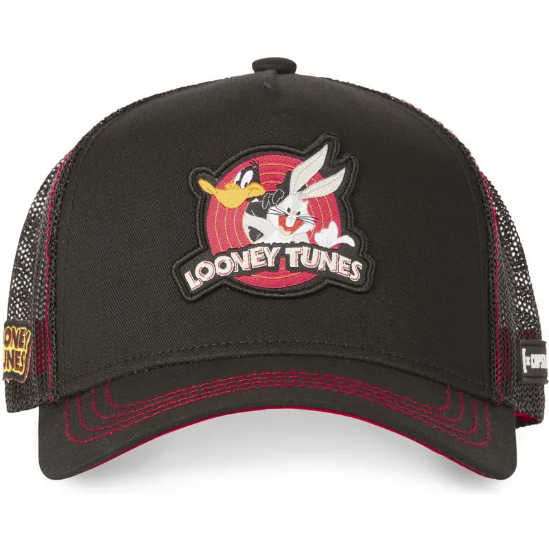 epci-curbata-negru-snapback-lo1-bugs-bunny-i-raoiul-daffy-looney-tunes-de-capslab