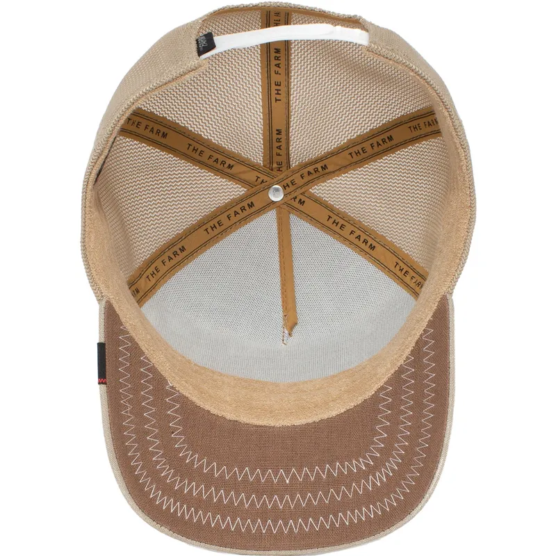 cap-curbata-beige-snapback-the-farm-de-goorin-bros