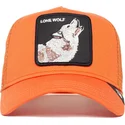 epci-curbata-portocaliu-snapback-the-lone-wolf-the-farm-de-goorin-bros