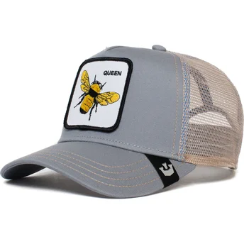 epci-curbata-gri-snapback-the-queen-bee-the-farm-de-goorin-bros