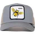 epci-curbata-gri-snapback-the-queen-bee-the-farm-de-goorin-bros