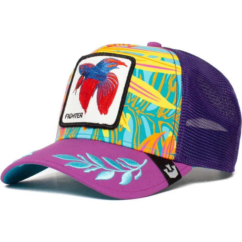 cap-curbata-violet-snapback-pez-luchador-de-siam-fighter-even-betta-the-farm-the-farm-de-goorin-bros