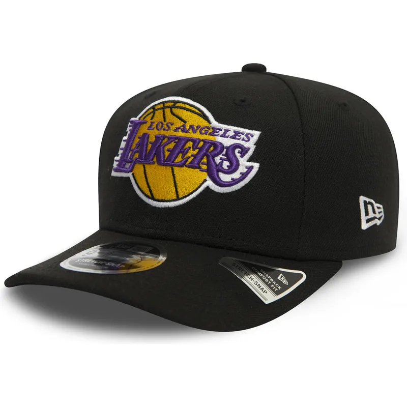 epci-curbata-negru-snapback-9fifty-stretch-snap-de-los-angeles-lakers-nba-de-new-era