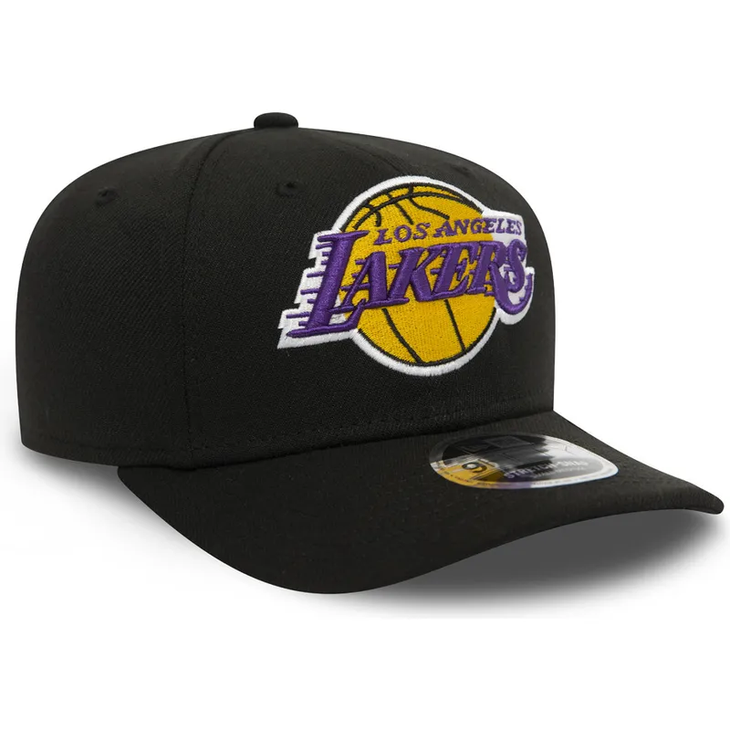 epci-curbata-negru-snapback-9fifty-stretch-snap-de-los-angeles-lakers-nba-de-new-era