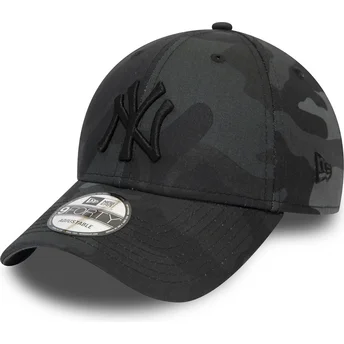 Cap curbată camouflage adjustable strap negro negro 9FORTY League Essential de New York Yankees MLB de New Era