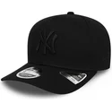 epci-curbata-negru-snapback-9fifty-tonal-stretch-snap-de-new-york-yankees-mlb-de-new-era
