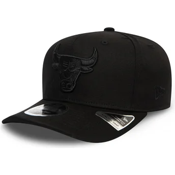 epci-curbata-negru-snapback-9fifty-tonal-stretch-snap-de-chicago-bulls-nba-de-new-era
