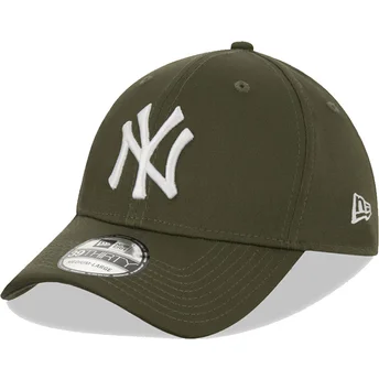 Grön böjd keps justerbar 39THIRTY League Essential från New York Yankees MLB av New Era