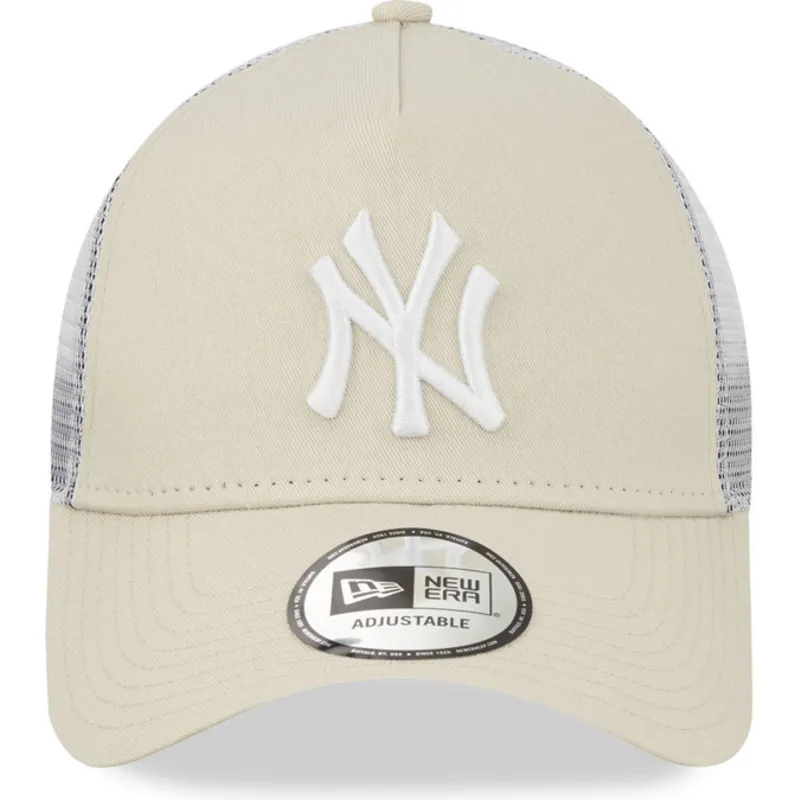 epci-curbata-bej-snapback-9forty-a-frame-de-new-york-yankees-mlb-de-new-era