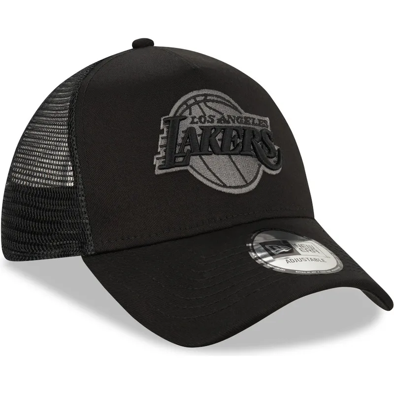czapka-trucker-czarna-z-czarnym-logo-9forty-a-frame-tonal-los-angeles-lakers-nba-new-era