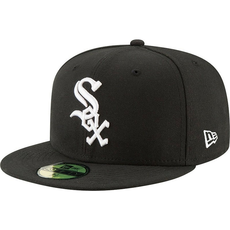 new-era-flat-brim-59fifty-authentic-on-field-game-chicago-white-sox-mlb-black-fitted-cap