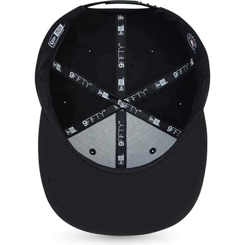 cappellino-piatto-nero-snapback-9fifty-essential-dei-chicago-white-sox-mlb-di-new-era