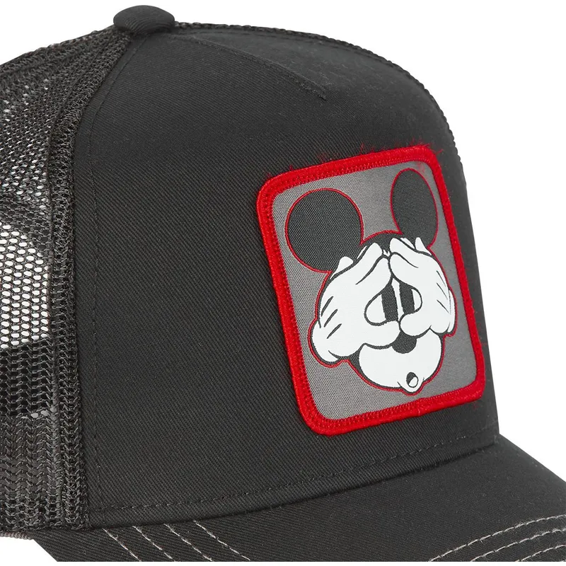 epci-curbata-negru-snapback-cas-mic5-mickey-mouse-disney-de-capslab