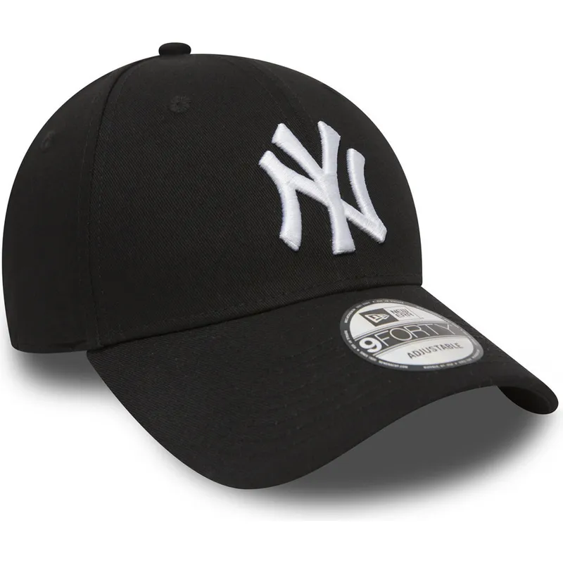 czarna-zakrzywiona-regulowana-czapka-9forty-essential-new-york-yankees-mlb-od-new-era