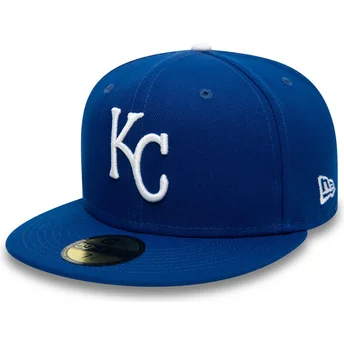 Șepci plată albastru fitted 59FIFTY Authentic On Field de Kansas City Royals MLB de New Era