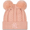 cap-pompom-pink-cuff-double-de-new-york-yankees-mlb-de-new-era