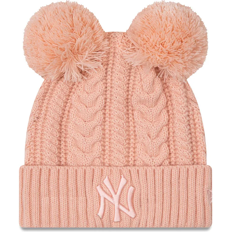 cap-pompom-pink-cuff-double-de-new-york-yankees-mlb-de-new-era
