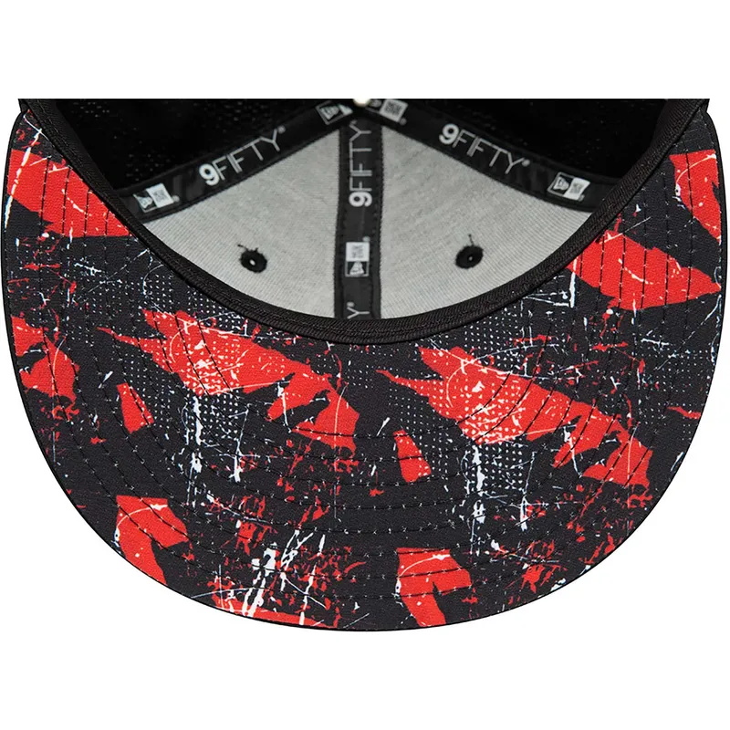 epci-plata-negru-snapback-9fifty-print-infill-de-chicago-bulls-nba-de-new-era